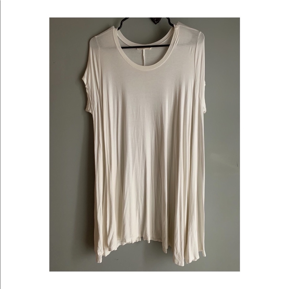 Cute, comfy, flowy white dress!
